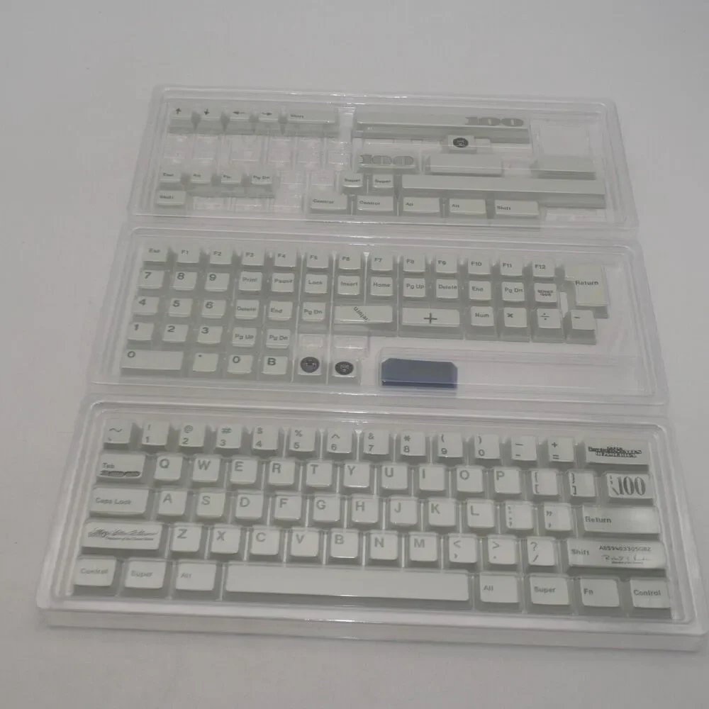 NEW PBT Keycaps Set Cherry Profile US Dollar Element Color Change Ink 135 Keys